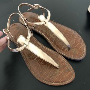 Sam Edelman “Gigi” in Rose Gold sandal